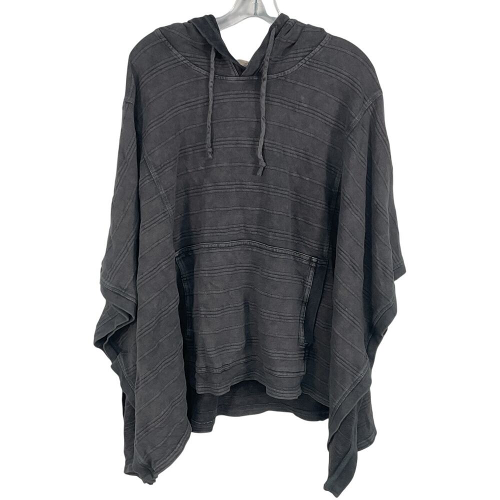 Charcoal Gray Women's L/XL Poncho